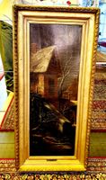 Gemälde C. Molinaer Bauernhaus 48x100cm ca 1560