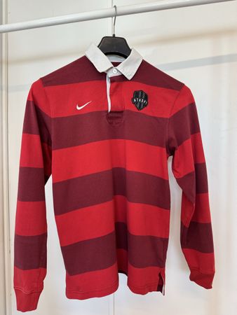 NIKE polo long sleeve striped vintage L