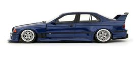 BMW E36 LTO SEDAN TURBO KHYZYL SALEEM blue 1/18 NEU
