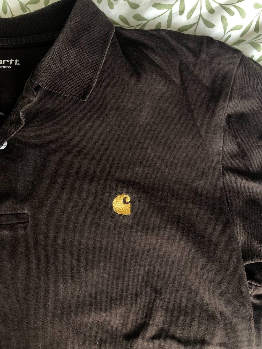 Carhartt Magliette Polo: pull polo carhartt brun – Usato da Münsingen venduto da we_zo 5