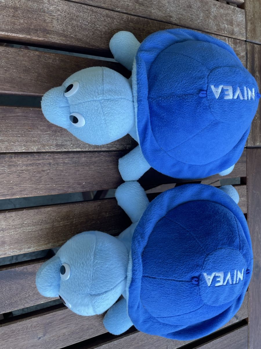 Giocattoli: 2x Stoff Schildkröten, Kuscheltiere Nivea – Usato da Bern venduto da brup 2