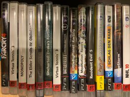 Set mit 15 PS3-Spielen