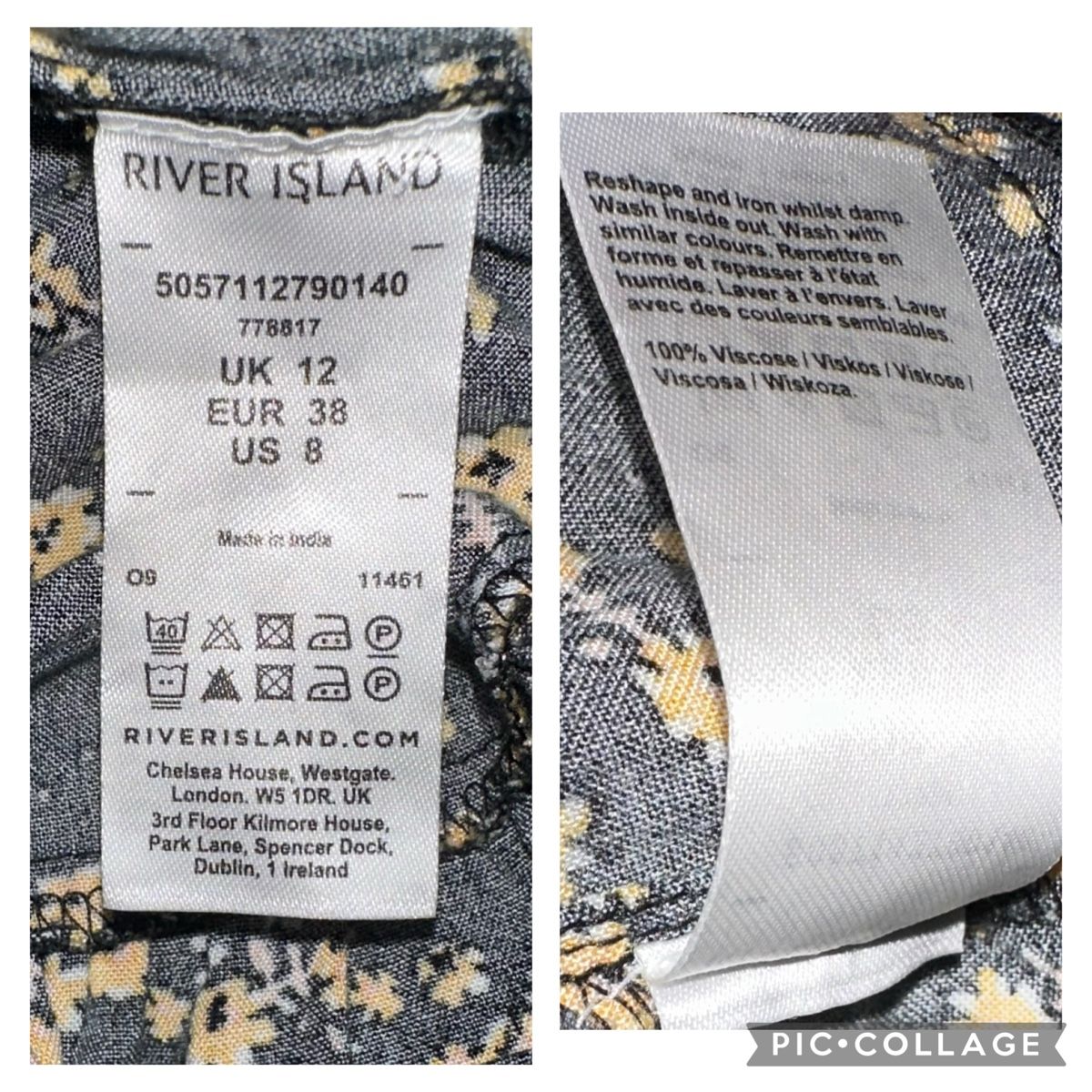 Kleider: RIVER ISLAND KLEID GR. 38 neuwertig – Neu (gemäss Beschreibung) aus Unteraegeri von MH203 9