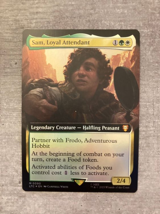 Foil Ex Art Sam Loyal Attendant Commander The Lord Of The Kaufen Auf Ricardo 