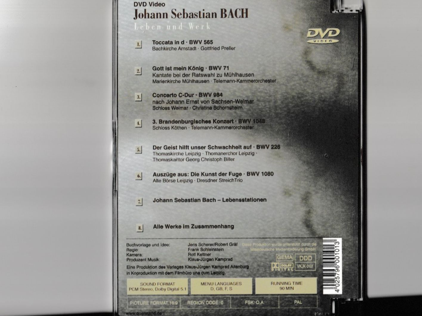Tutti i DVDs: Bach: Leben und Werk – Usato da Chur venduto da zowie72 1
