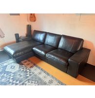 Grosses Eck-Ledersofa
