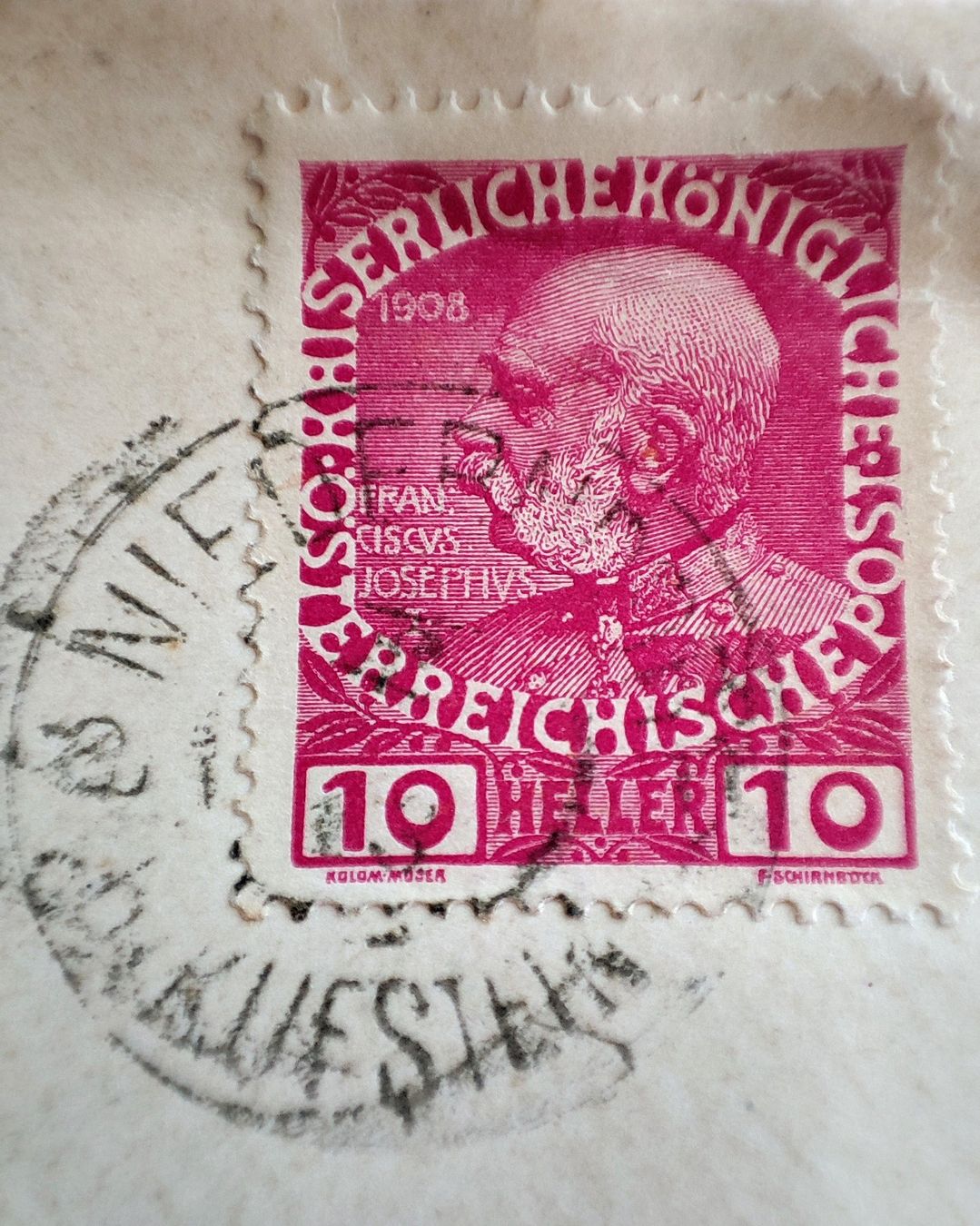 Alle Briefmarken: Briefumschlag von Msgr. Perkmann an Gräfin Rosa Schaffgotsch – Gebraucht aus Zuerich von Antiquarium 2