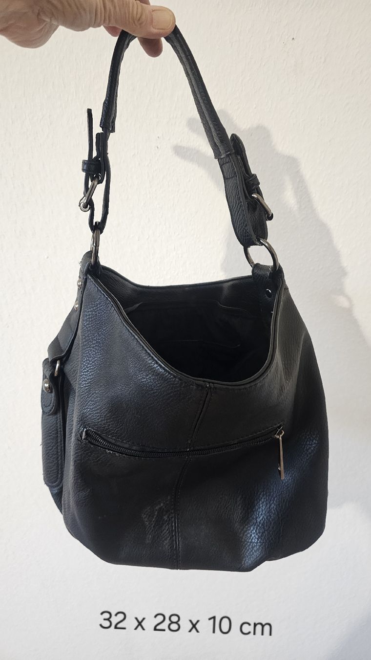Borse da donna: Damenhandtasche, Echtleder, schwarz – Nuovo (secondo la descrizione) da Bottmingen venduto da Jbilli