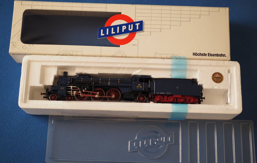 Locomotive Liliput BR 05002 - Échelle HO, DRB, Époque II, Boîte Acajou