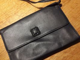 TASCHE -  LEDER -  Made in Italy - Blau - NW