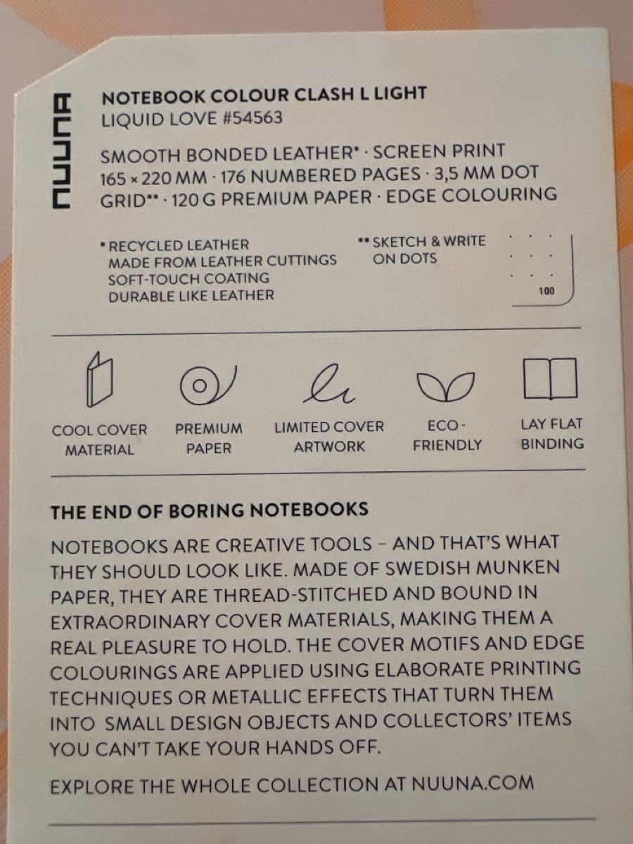 Blocs de correspondance: Nuuna Notizbuch  – Neuf avec emballage d'origine à Uznach par Apuutze 2