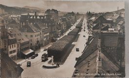 LA CHAUX-DE-FONDS - Rue L'. Robert  - Tram - Oldtimer - 1947