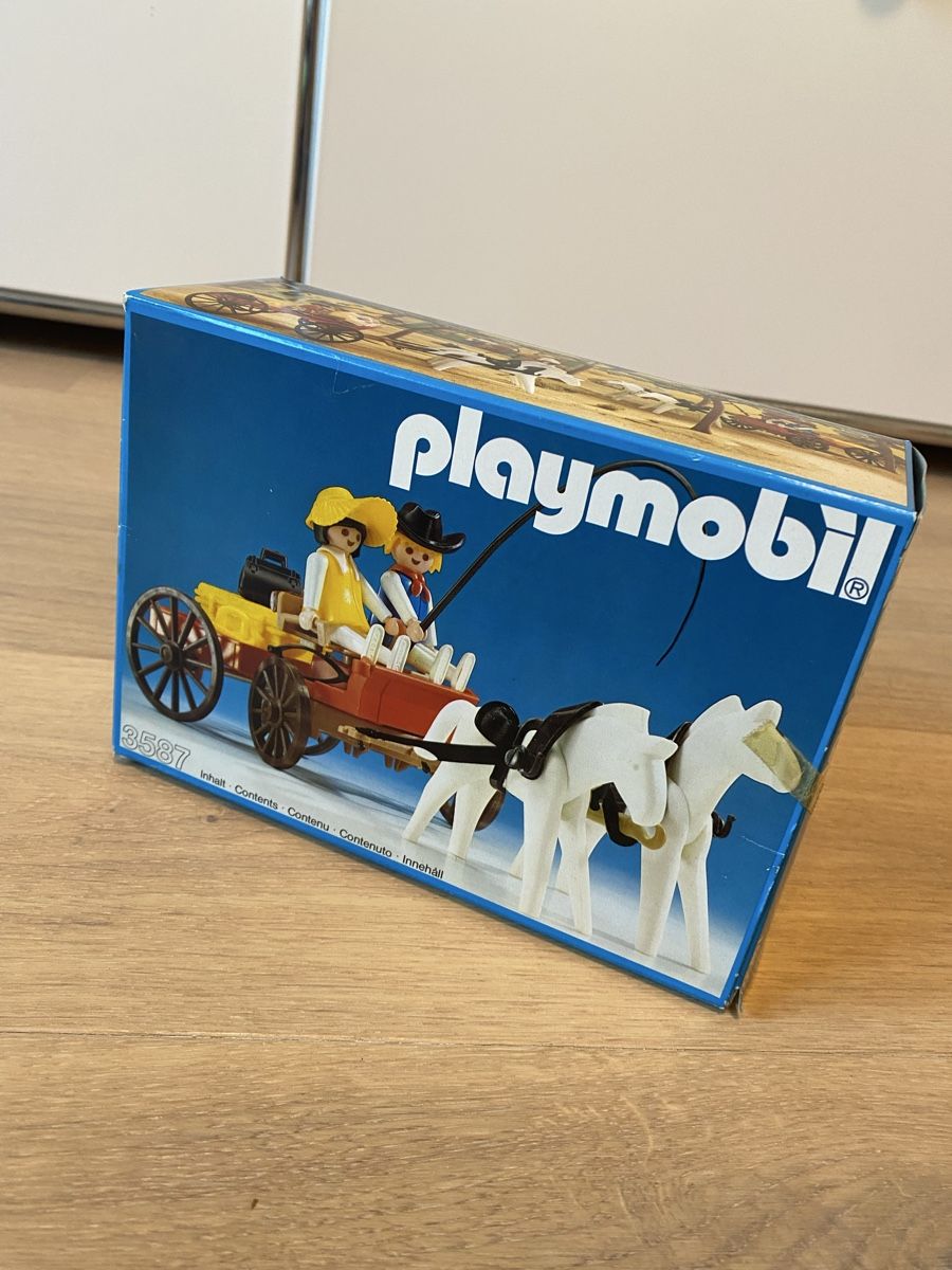 Playmobil Giocattoli: Playmobil 3587 Westernkutsche originalverpackt – Nuovo e nell'imballaggio originale da Berikon venduto da michiboller