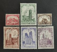 Belgien 1928, Satz gestempelt