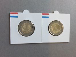 2 Euro Luxemburg 2021 Henri & Jean X2 (photo und relief)