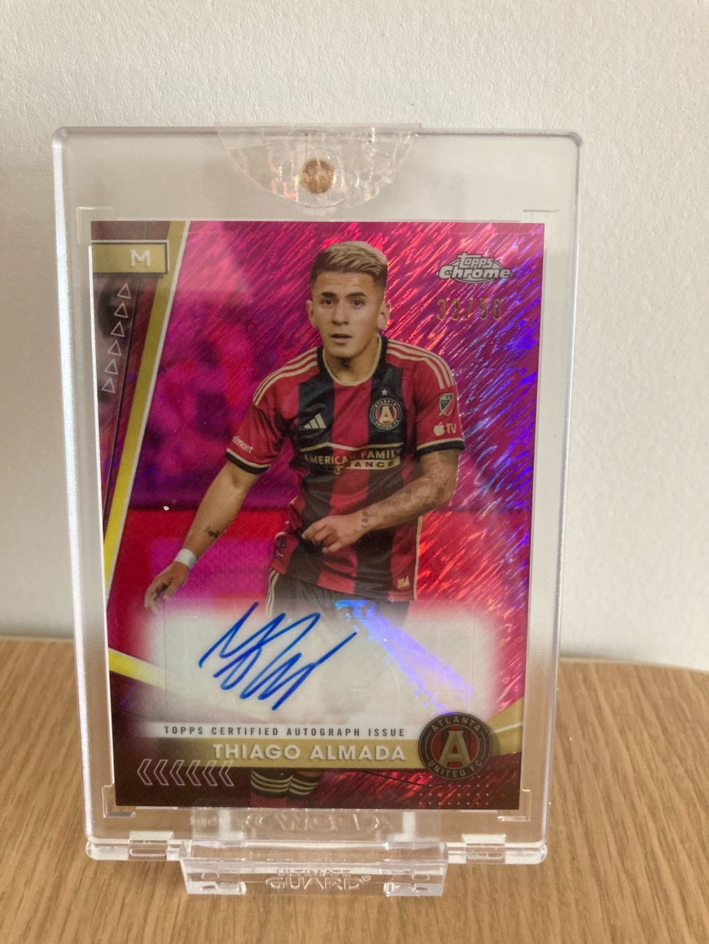Topps Sammelbilder & Trading cards: Topps Chrome MLS 2024 - Thiago Almada Auto /50 – Gebraucht aus La Tour-de-Peilz von Tyalos_Cards