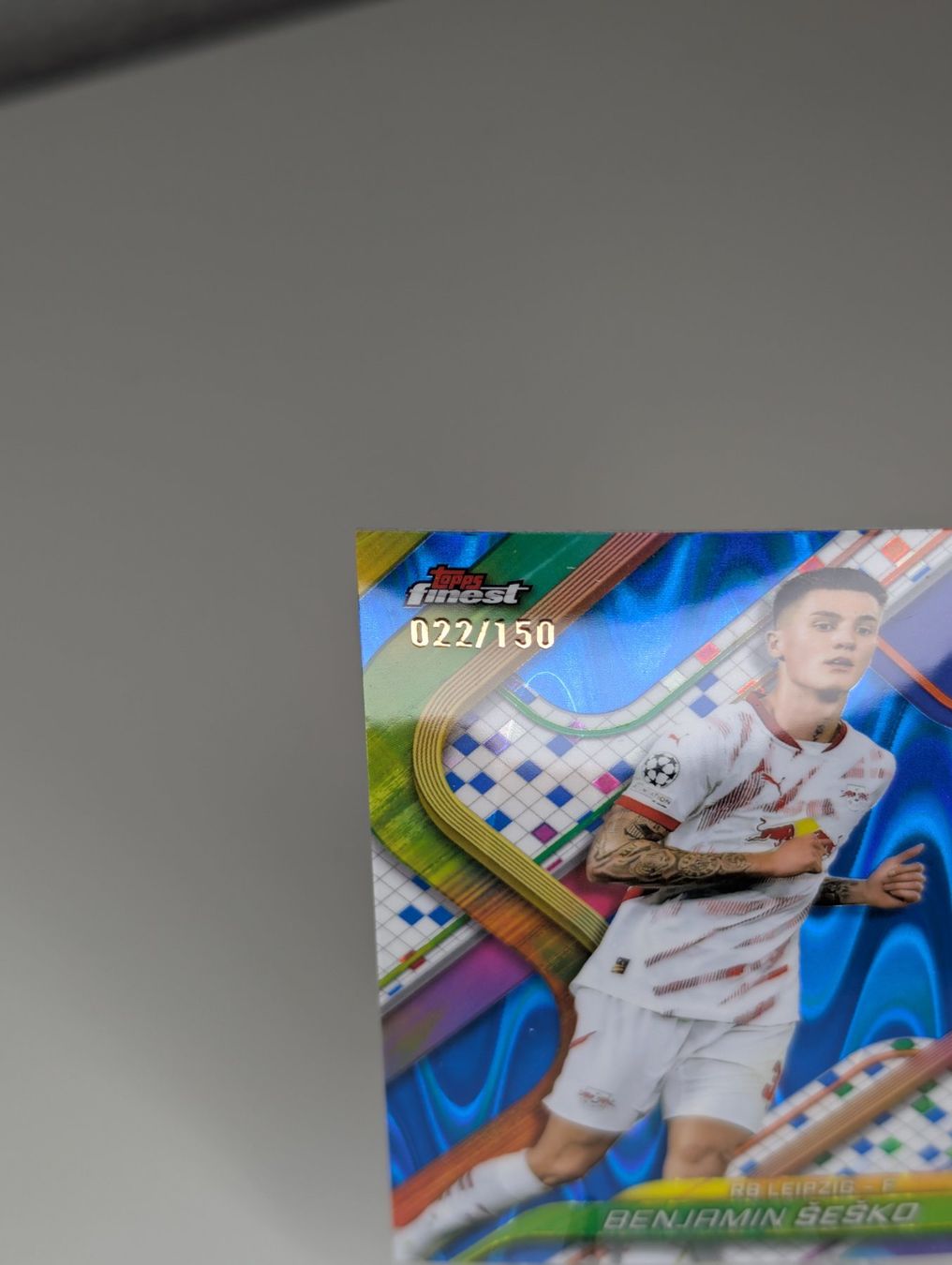 Topps Carte collezionabili: Benjamin Sesko 022/150 RB Leipzig Topps Finest – Nuovo (secondo la descrizione) da Hunzenschwil venduto da BRPCards 1