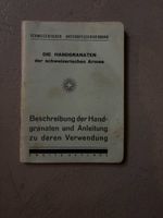 Die Handgranaten Behelf UOV Armee Militär Stgw Infanterie 