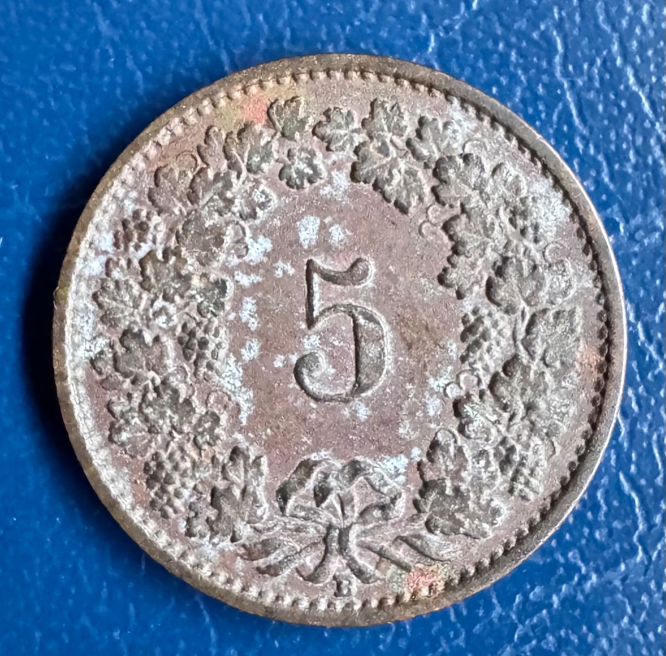 Tutti le monete: 5 Rappen 1918 🇨🇭 – Usato da Ebikon venduto da Dmasterx 1