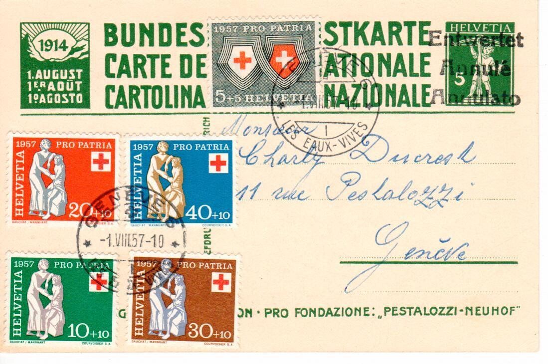 Cartes postales: Bundesfeierkarte Entwertet – D'occasion à Wolhusen par Curver9 1