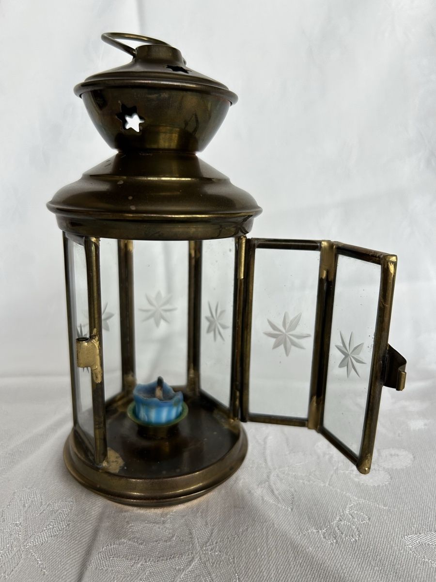 Lampade: Laterne aus Messing – Usato da Lengnau AG venduto da Mefari 4