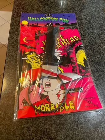 Haarreife Kostüm Maske Messer Erwachsen NEU