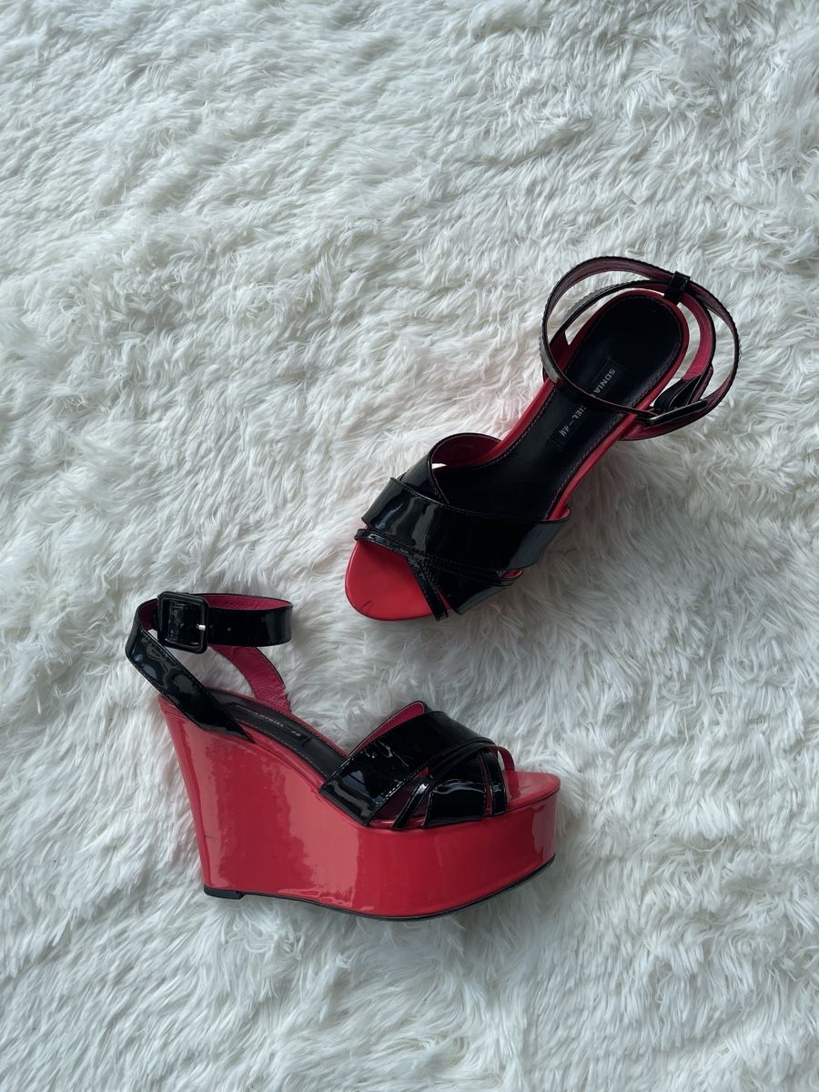 Sonia Rykiel Scarpe da uomo: Sonia Rykiel Talon Compensé T.37 edition limitée – Usato da Lausanne venduto da mau_6tnl
