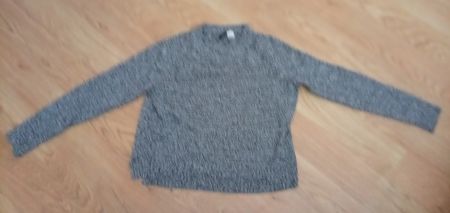 Pullover H&M Divided meliert grau Grösse XS getragen
