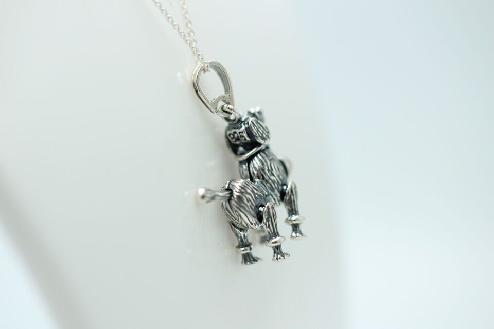 Rimorchi: Silber Bernstein Hund 925 Silber plastisch und beweglich – Nuovo e nell'imballaggio originale da Heiligkreuzsteinach venduto da schmucktime 5