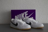 Nike SB Dunk Low White and Gum