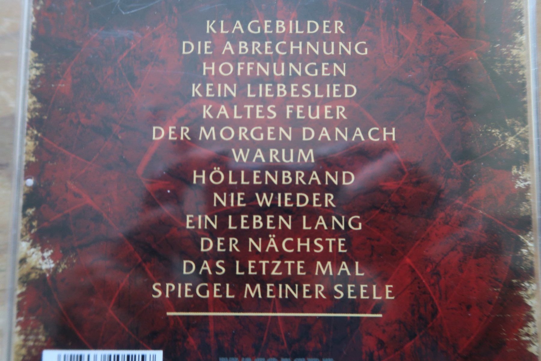 CD: CREMATORY - KLAGEBILDER - CD – Usato da Basel venduto da Patiscat 2