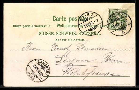 Cartes postales: AK Spiez, Thunersee – D'occasion à Berlin par bartko-reher 1