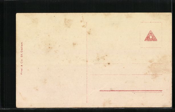 Cartoline postali: AK Brülisau, Ortspartie mit Kirche – Usato da Berlin venduto da bartko-reher 1