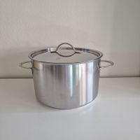 NSN Edelstahl 18/8 großer Topf mit Deckel