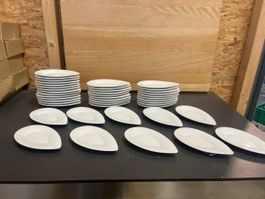 40 tolle Apéro Teller 20 cm breit, hutschenreuther