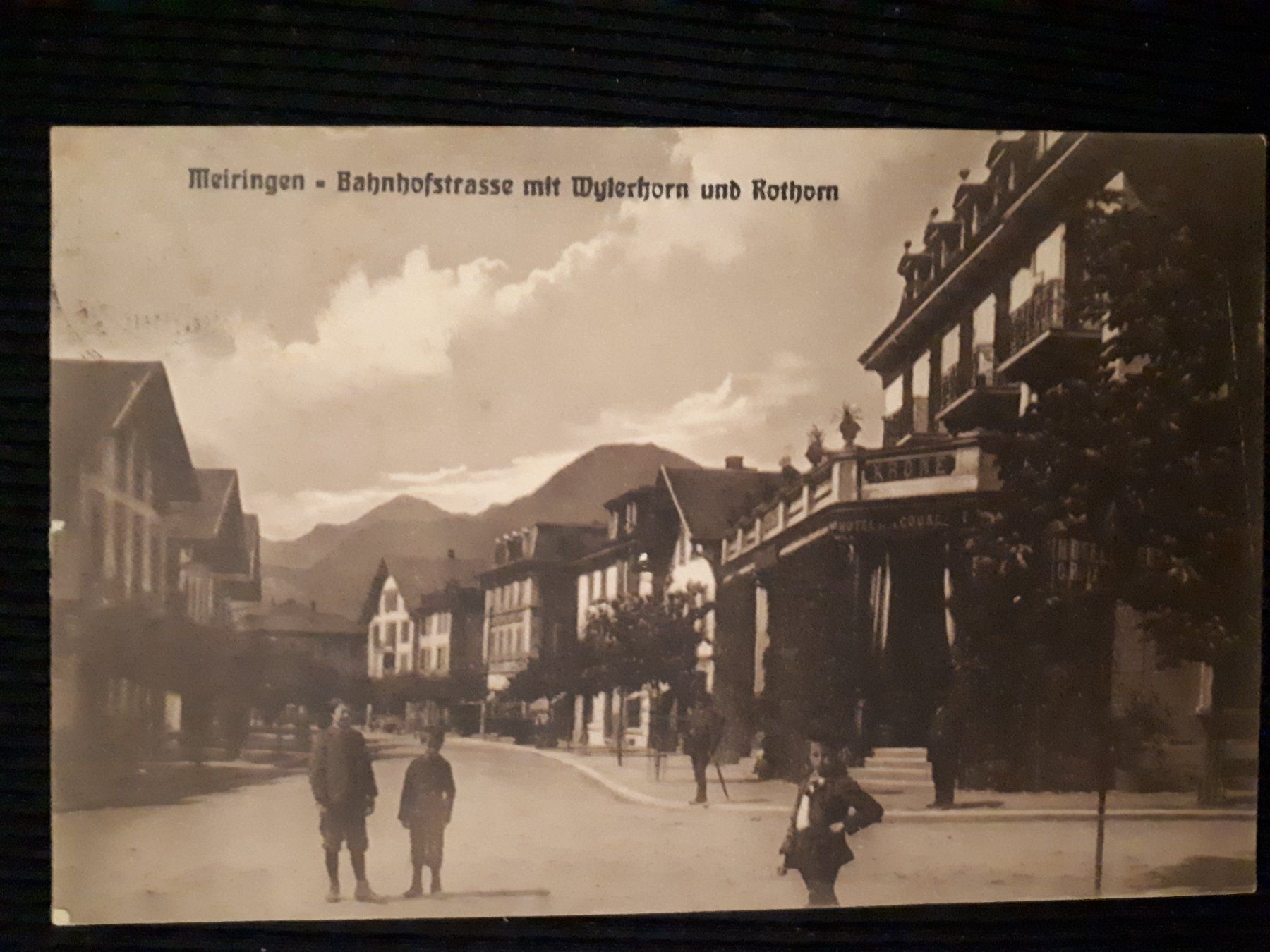 Cartes postales: MEIRINGEN ANIMIERT 1912 – D'occasion à Ponto Valentino par giorgia06