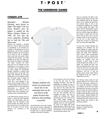 T-post.com Special T-Shirts mit Background - Grösse M