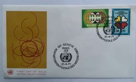 Ersttagbriefe UNO Genf 21-9-1971 + 19-11-1971 s.Abbildungen