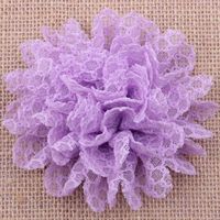 Big FLEUR en dentelle  VIOLET 7 cm