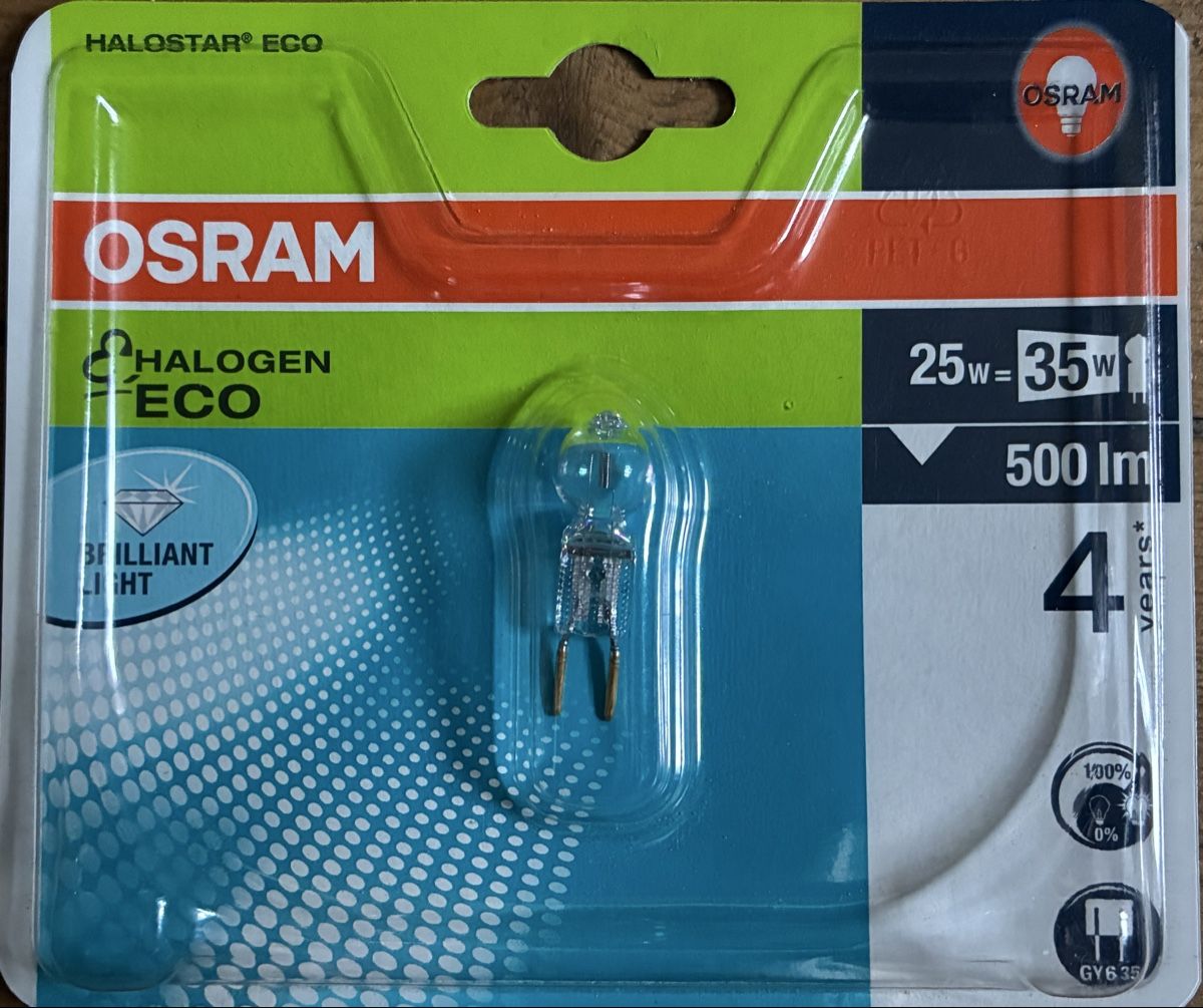 Osram Lampade: Halogenlampe Osram Halostar Eco 25W 500lm neu – Nuovo e nell'imballaggio originale da Oberrüti venduto da Jomaru 3