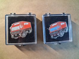 2 tolle Sammler Pins  Pistor Lastwagen in der Box