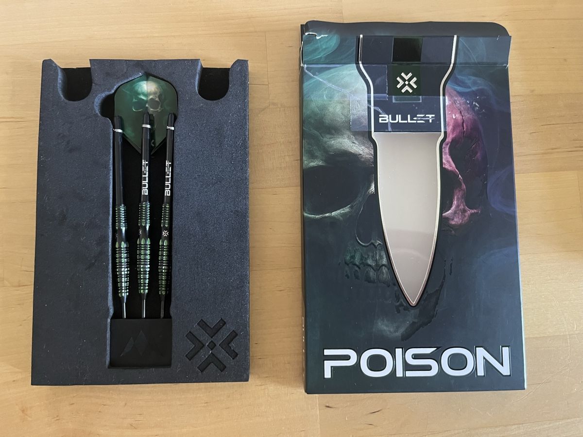Freccette: Bullet Poison 24g / 90% Tungsten Darts – Usato da Basel venduto da tschifteli