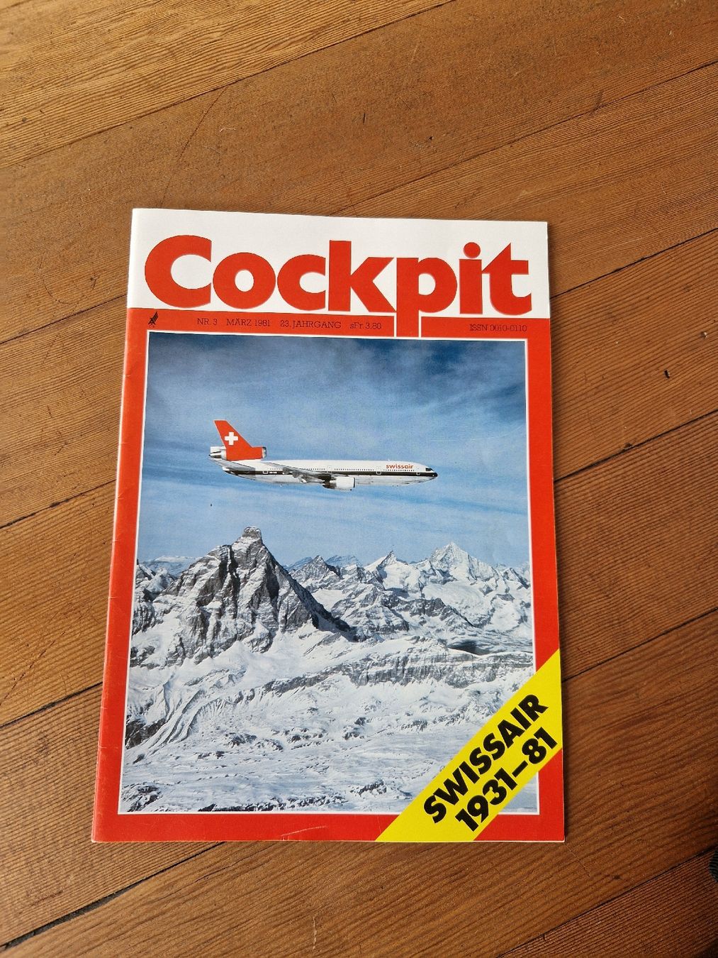 Riviste & Magazine: Cockpit - Swissair Jubiläumsausgabe – Usato da Bremgarten b. Bern venduto da mic_7vys