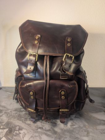 Rucksack Leder