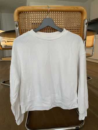 Weisser H&M Sweatshirt Gr. S Damen