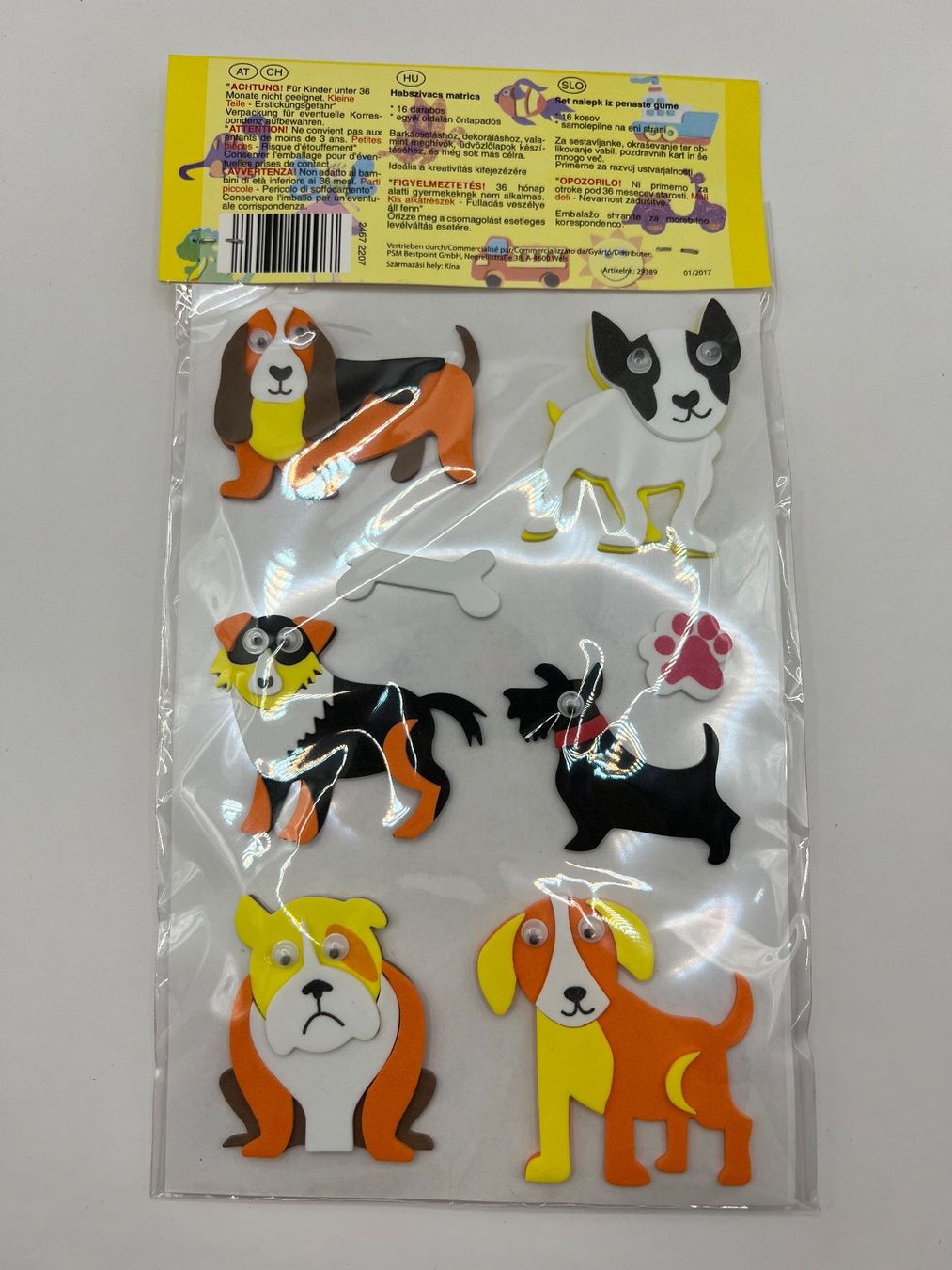 Aufkleber: 16 Stk. Moosgummi Sticker Aufkleber Kleber – Neu und originalverpackt aus Vaduz von NotNeeded 1