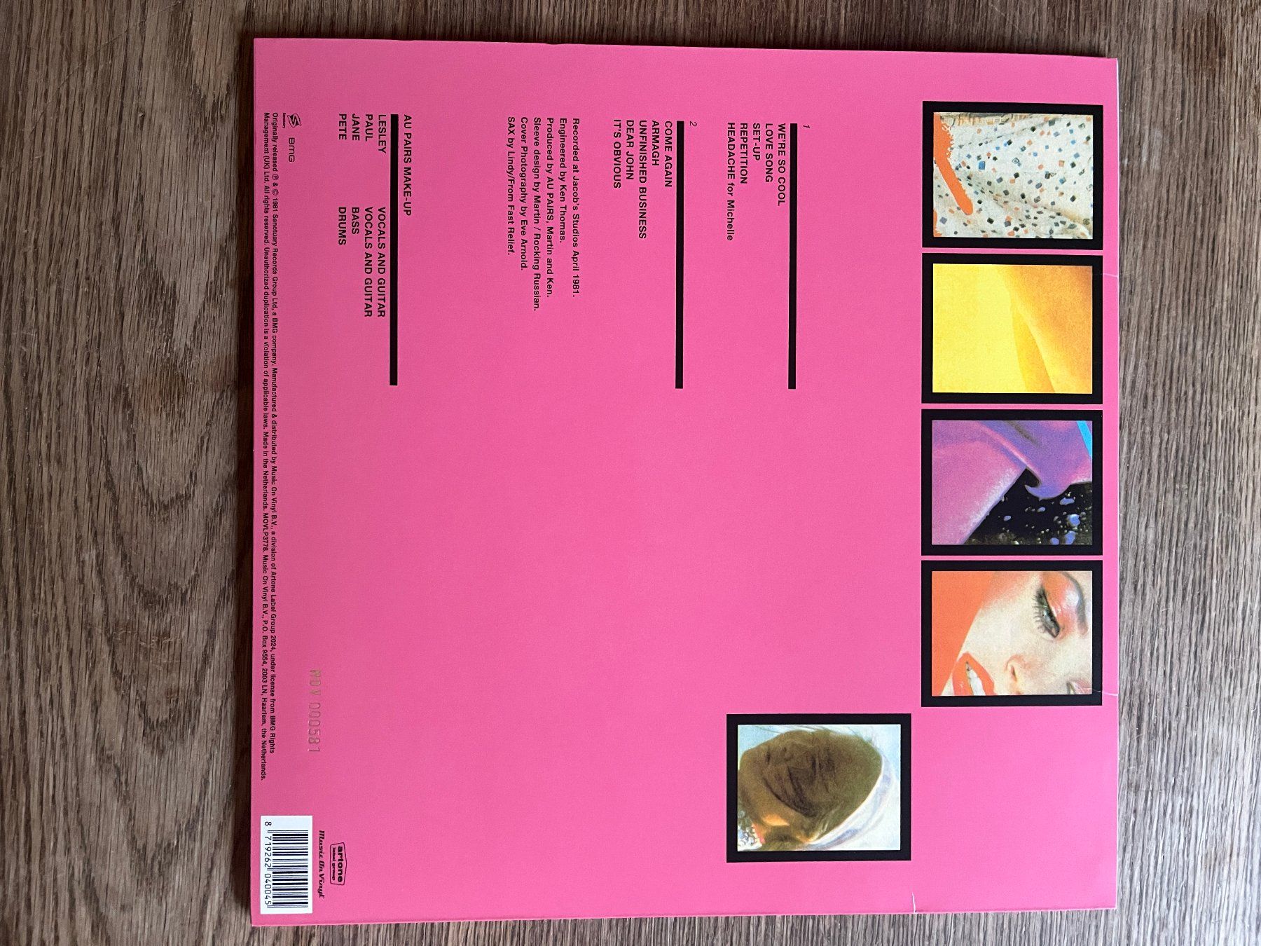 Dischi in vinile: Au Pairs – Usato da Zürich venduto da Nieverge1 1