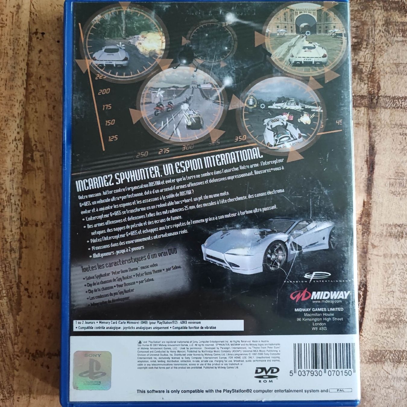 Sony Giochi: SPY HUNTER PS2 GAME – Usato da Dübendorf venduto da kb86_MOVIE 1