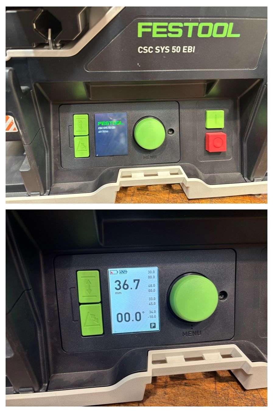 Festool Scies: Festool Tischkreissäge CSC SYS 50 EBI-Basic Neuwertig – Neuf (Voir description) à Winterthur par ReUse_Baumarkt 7