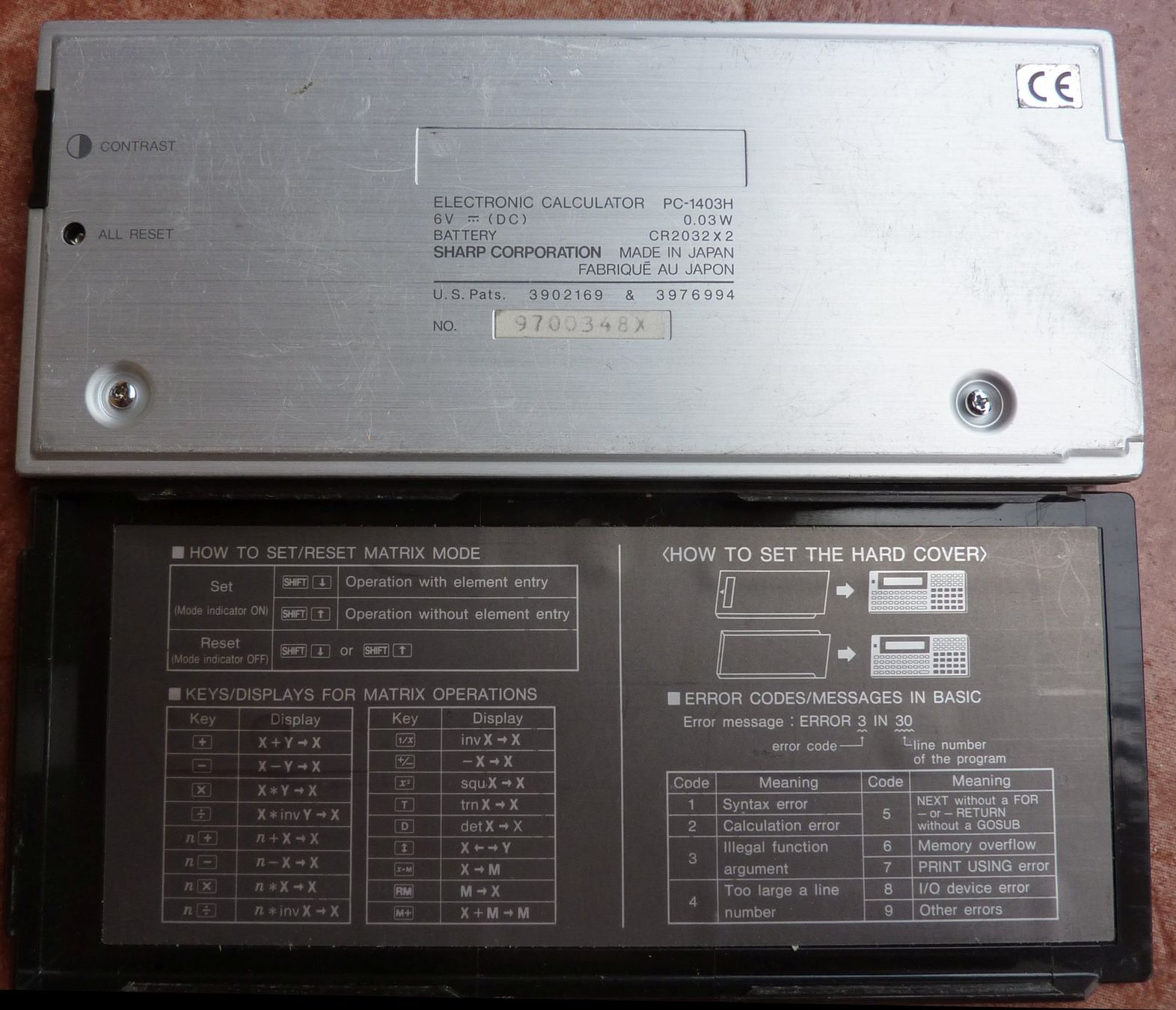 Sharp Organiseurs PDA: Taschencomputer Vintage Sharp PC 1403 H – D'occasion à Bonaduz par Mikebond 2